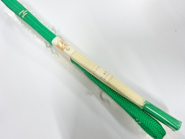 JAPANESE KIMONO / UNUSED HAND-TIED OBIJIME